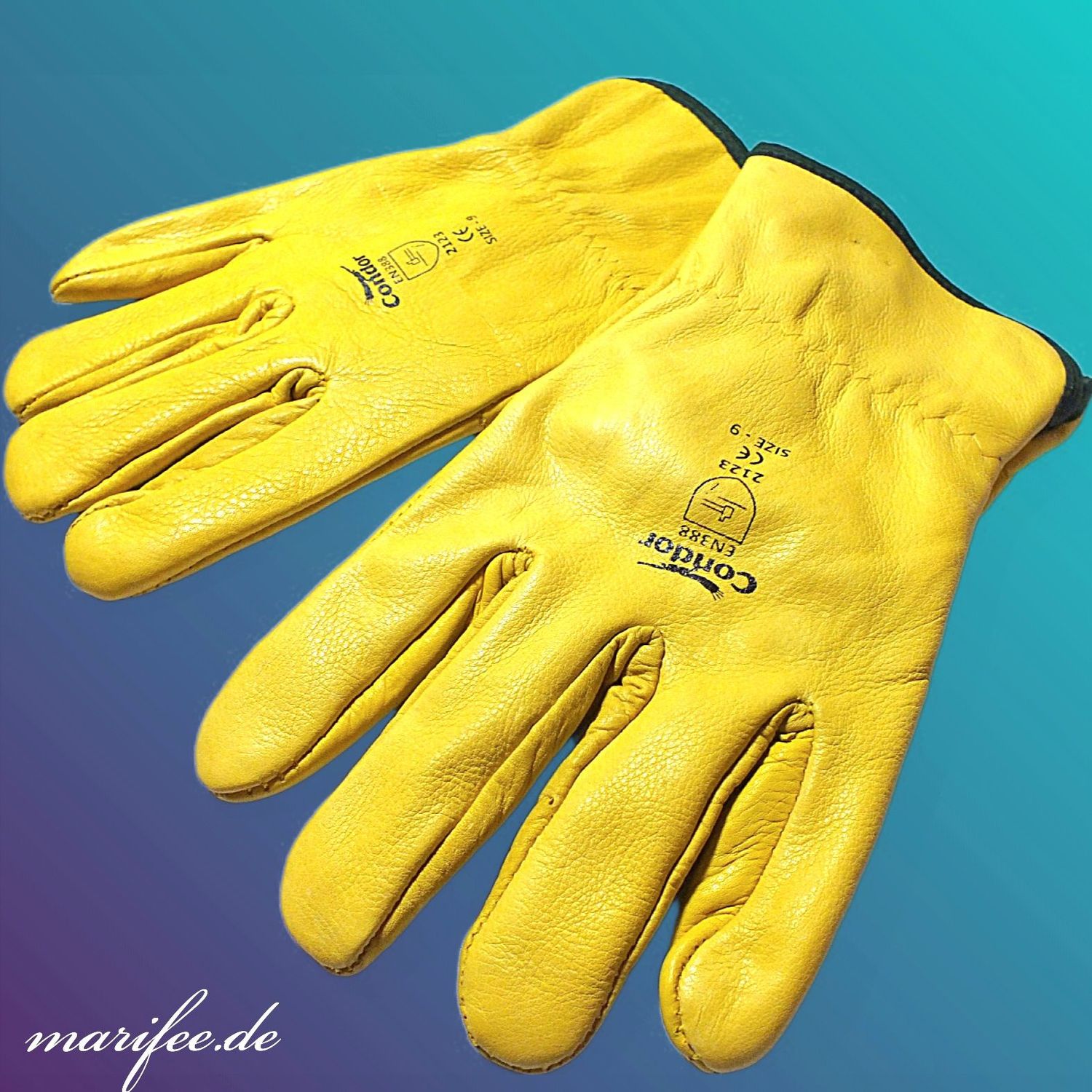 Condor Lederhandschuhe Narbenleder Worker Gr.  9