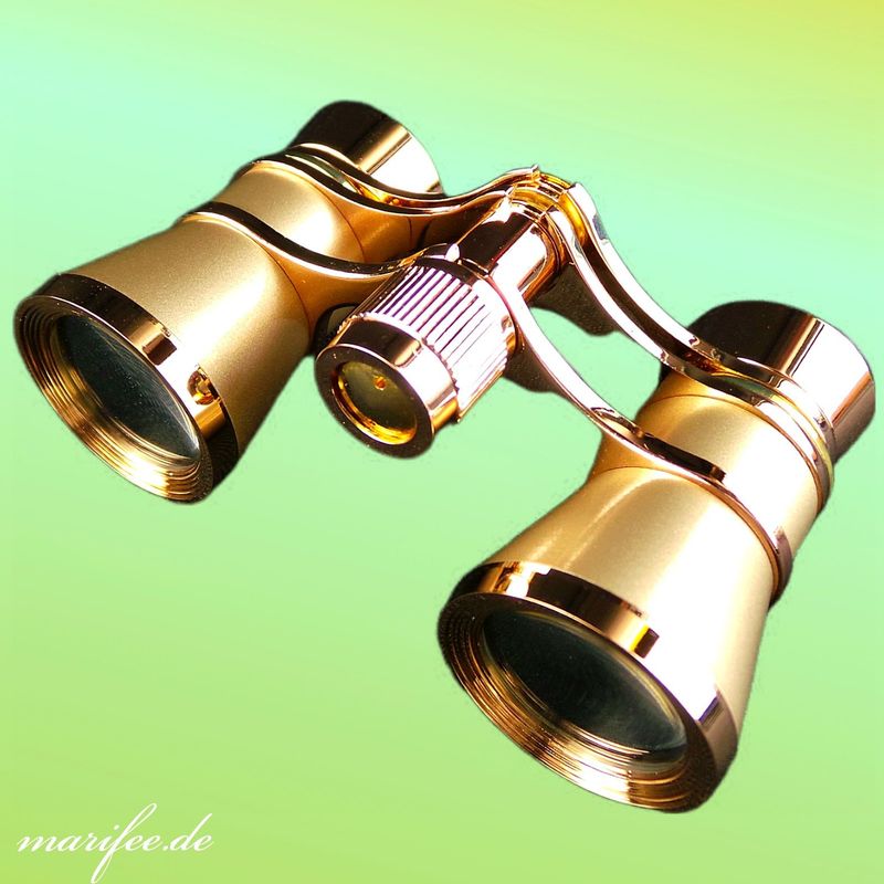 Barockes Opernglas, 3-fache Vergrösserung Barockes Opernglas, 3-fache Vergrösserung