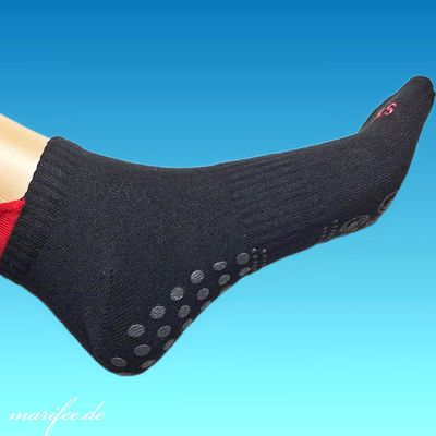 ABS  Anti-Rutsch-Sneakersocken für Yoga, 3 Paar Größe 39-42
