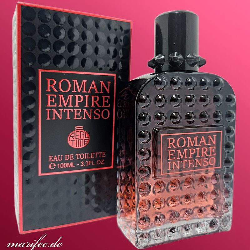Roman Empire Intenso Eau de Toilette for Men, 100 ml, blumig-holzig
