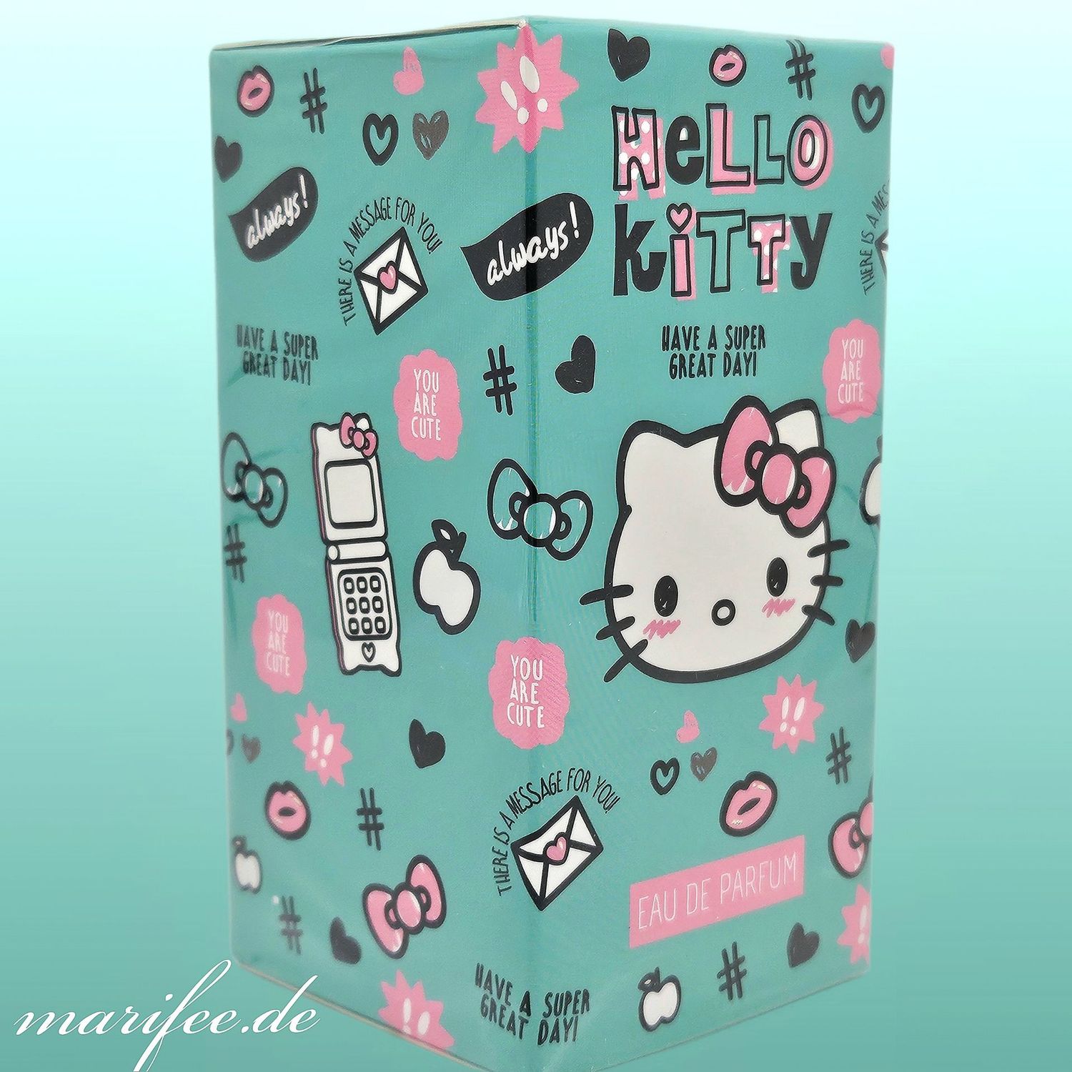 Hello Kitty Eau de Parfum, 50 ml, You are cute Woman, Glasflacon