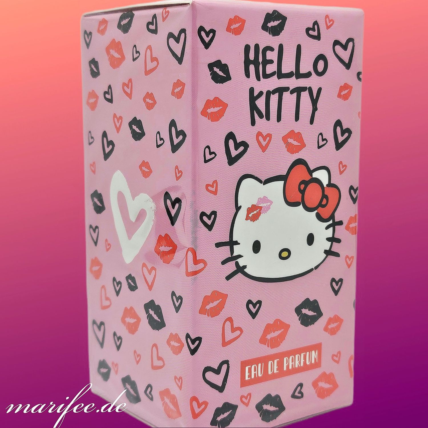 Hello Kitty Eau de Parfum, 50 ml, Kisses Woman, Glasflacon
