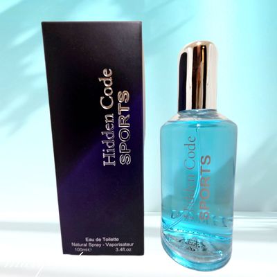 Eau de Toilette, Hidden Code Sports, 100 ml Vaporisateur Eau de Toilette, Hidden Code Sports, 100 ml Vaporisateur