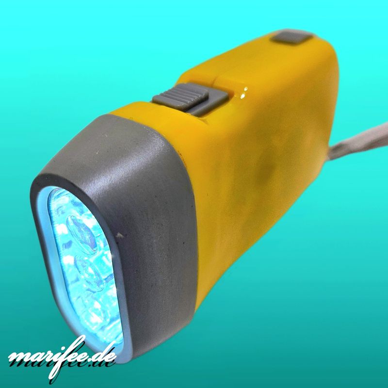 Dynamo-Taschenlampe, 3 LED, für Camping und Notfall Dynamo-Taschenlampe, 3 LED, für Camping und Notfall