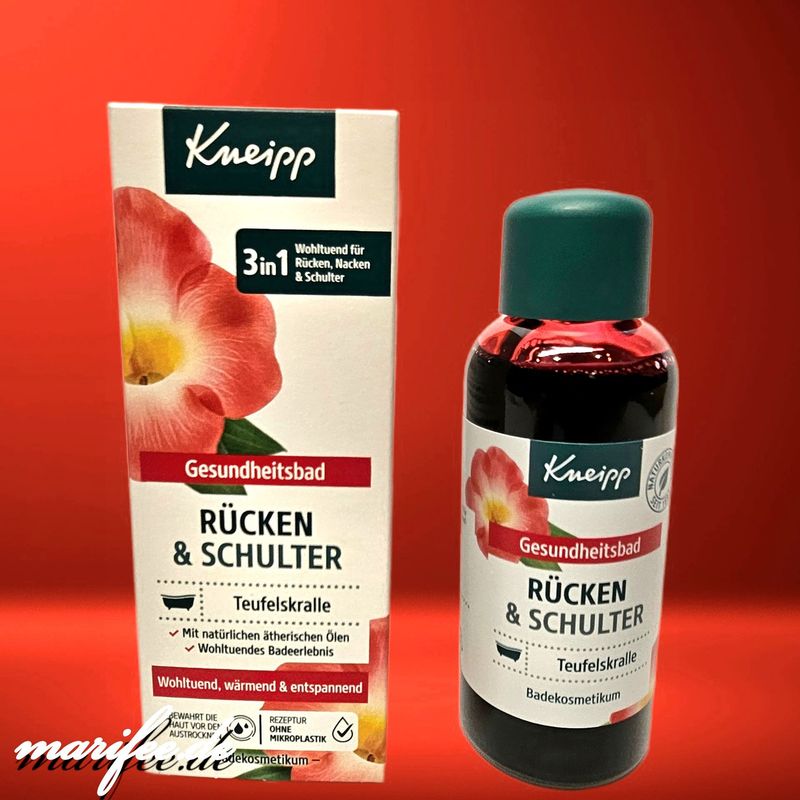 KNEIPP® Gesundheitsbad Rücken & Schulter, Teufelskralle, 100ml KNEIPP® Gesundheitsbad Rücken & Schulter, Teufelskralle, 100ml