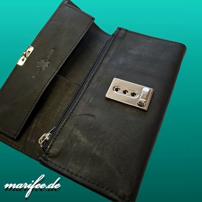 Kellner-Geldbörse, Echtleder, 8 Fächer, Taxifahrer-Geldbörse Kellner-Geldbörse, Echtleder, 8 Fächer, Taxifahrer-Geldbörse