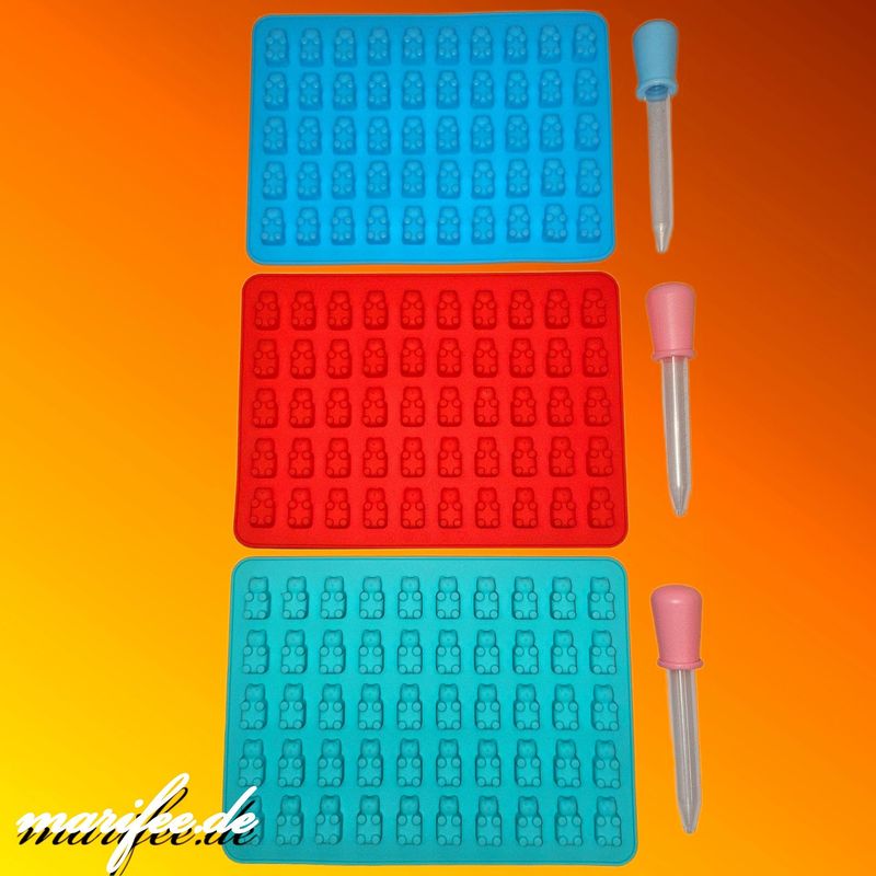 Gummibärchen-Silikonform zur Herstellung von Süssigkeiten Gummibärchen-Silikonform zur Herstellung von Süssigkeiten