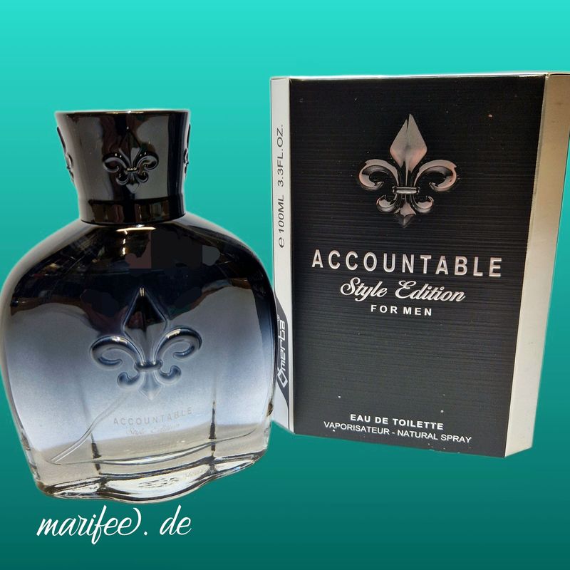 Eau de Toilette, Accountable Style Edition for Men, Fruchtig-holzig, 100 ml Eau de Toilette, Accountable Style Edition for Men, Fruchtig-holzig, 100 ml