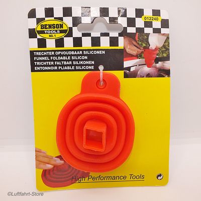 Silikontrichter Faltbar für Auto, Haushalt oder Camping