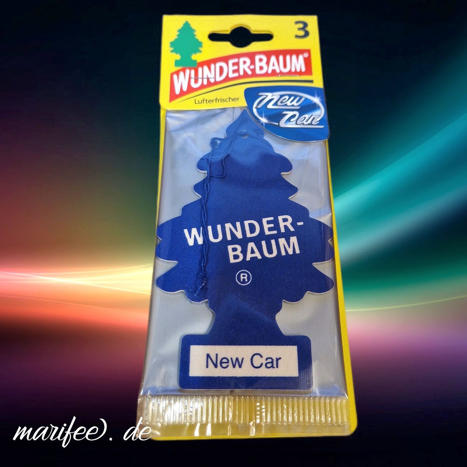 Wunderbaum Lufterfrischer 3 Stück  New Car Duftbaum