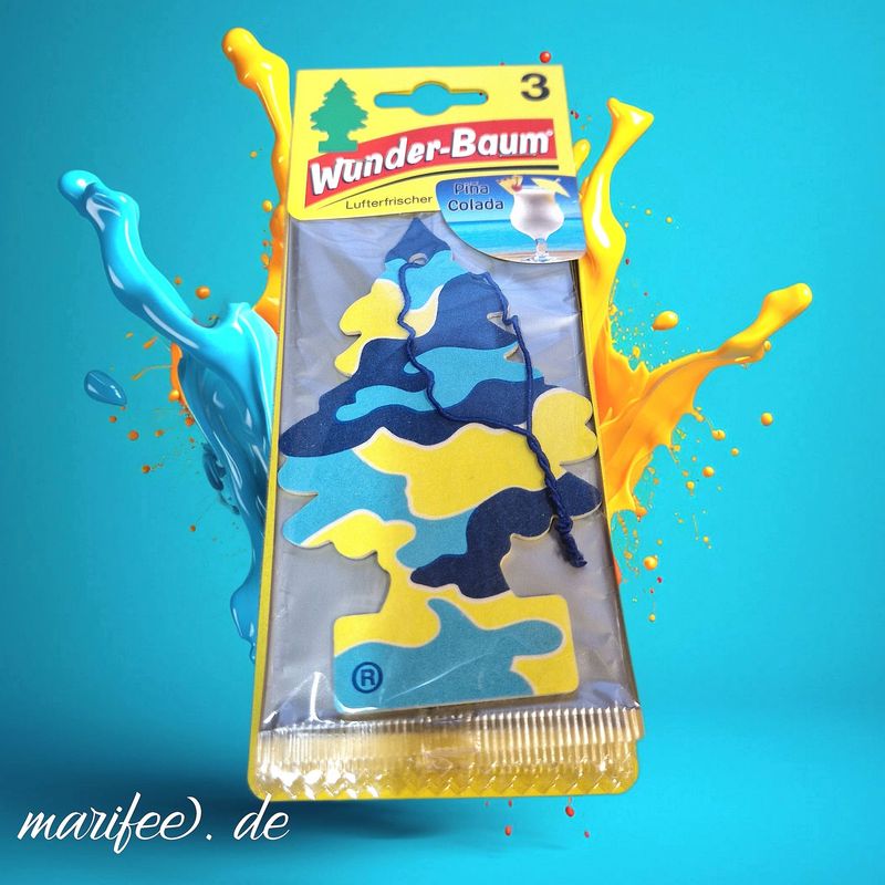 Wunderbaum Lufterfrischer 3 Stück Pina Colada Duftbaum Wunderbaum Lufterfrischer 3 Stück Pina Colada Duftbaum