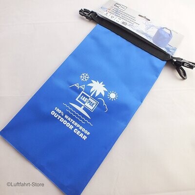 Wasserdichte Tasche 2 Liter, blau, Seesack Wasserdichte Tasche 2 Liter, blau, Seesack