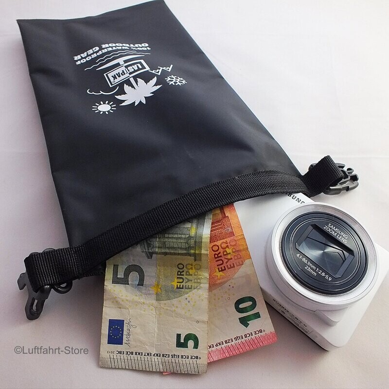 Wasserdichte Tasche 2 Liter, schwarz, Seesack Wasserdichte Tasche 2 Liter, schwarz, Seesack