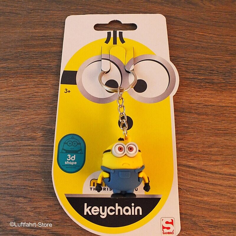 Minions 3D-Schlüsselanhänger, Donnie, Ich – einfach unverbesserlich Minions 3D-Schlüsselanhänger, Donnie, Ich – einfach unverbesserlich