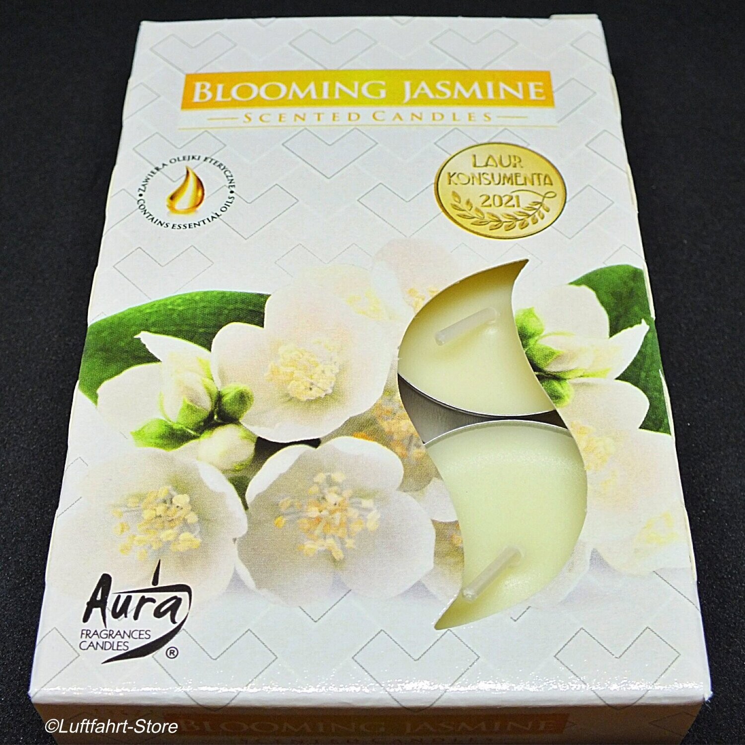 Duft-Teelichter Jasminblüte, 6 Stück Duft-Teelichter Jasminblüte, 6 Stück