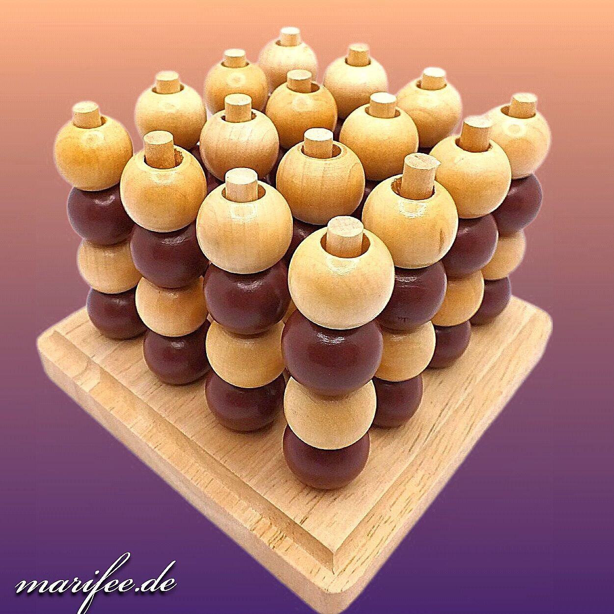 Vier gewinnt 3D, Holz, Strategiespiel, Vier in einer Reihe Vier gewinnt 3D, Holz, Strategiespiel, Vier in einer Reihe