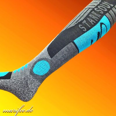 Ski & Snowboard Socken Grösse 39-42 mit weich gepolsterten Protektoren Ski & Snowboard Socken Grösse 39-42 mit weich gepolsterten Protektoren
