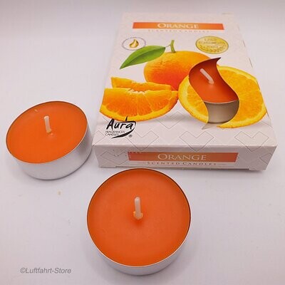 Duft-Teelichter Orange 6 Stück Duft-Teelichter Orange 6 Stück