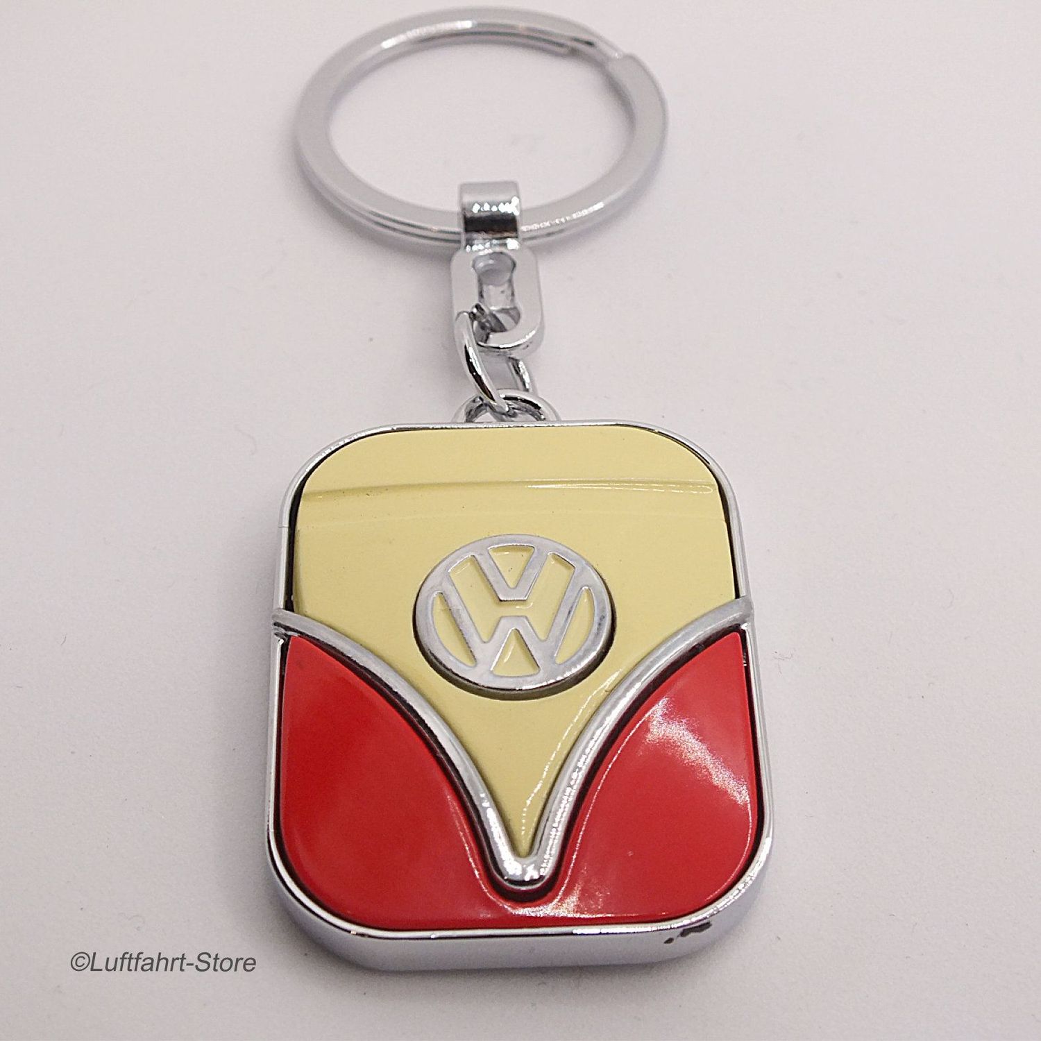 Metall-Schlüsselanhänger Metall-Schlüsselanhänger "Volkswagen", Bully-Front, Retro