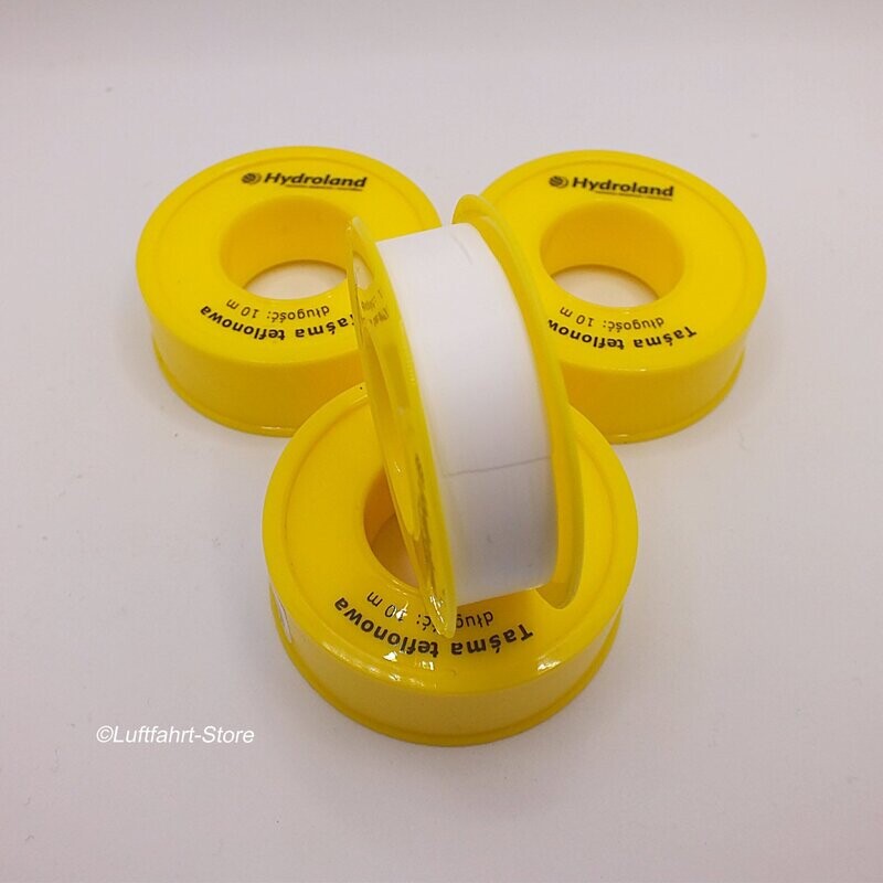 4 Rollen Teflon-Gewindedichtband, 12 x 0,1mm/ 10m 4 Rollen Teflon-Gewindedichtband, 12 x 0,1mm/ 10m