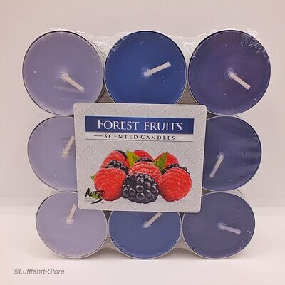 Duft-Teelichter Waldfrucht, 18 Stück Forrest Fruits Duft-Teelichter Waldfrucht, 18 Stück Forrest Fruits