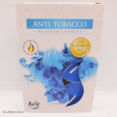 Duft-Teelichter Anti-Tabak 6 Stück, Anti-Tobacco Duft-Teelichter Anti-Tabak 6 Stück, Anti-Tobacco