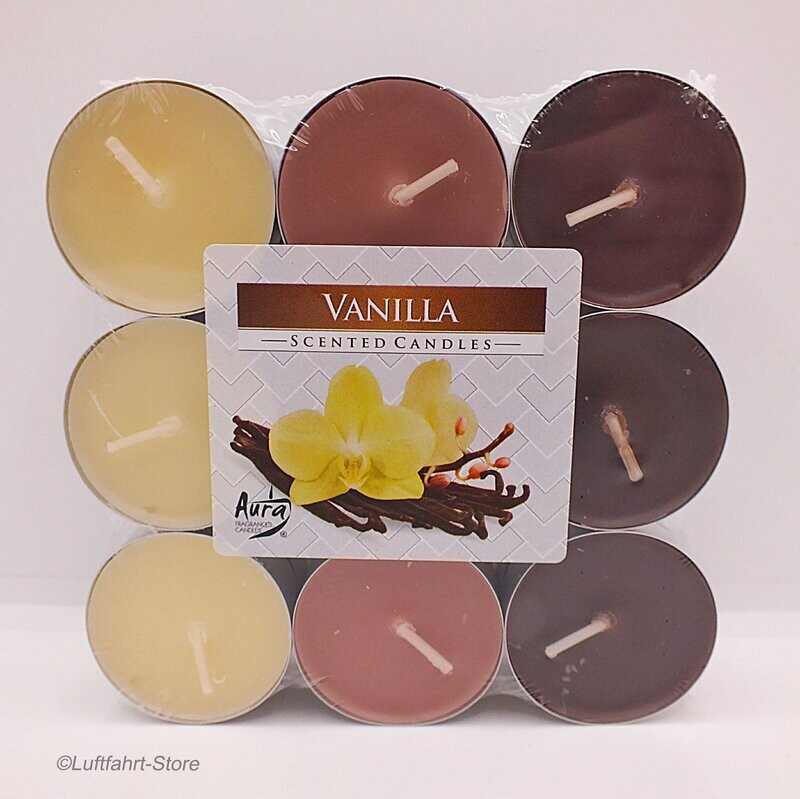 Duft-Teelichter Vanille/ Vanilla 18 Stück Duft-Teelichter Vanille/ Vanilla 18 Stück