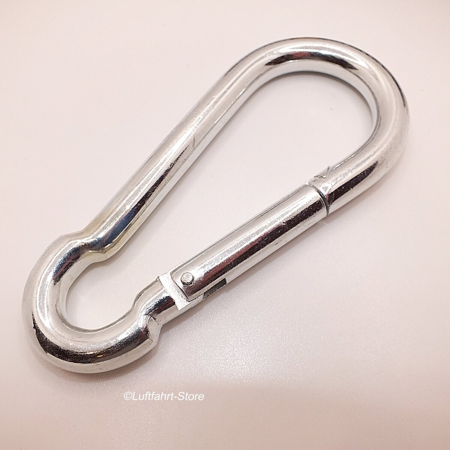 Karabinerhaken 140 x 65 x 12 mm, Stahl DIN 5299 C Karabinerhaken 140 x 65 x 12 mm, Stahl DIN 5299 C