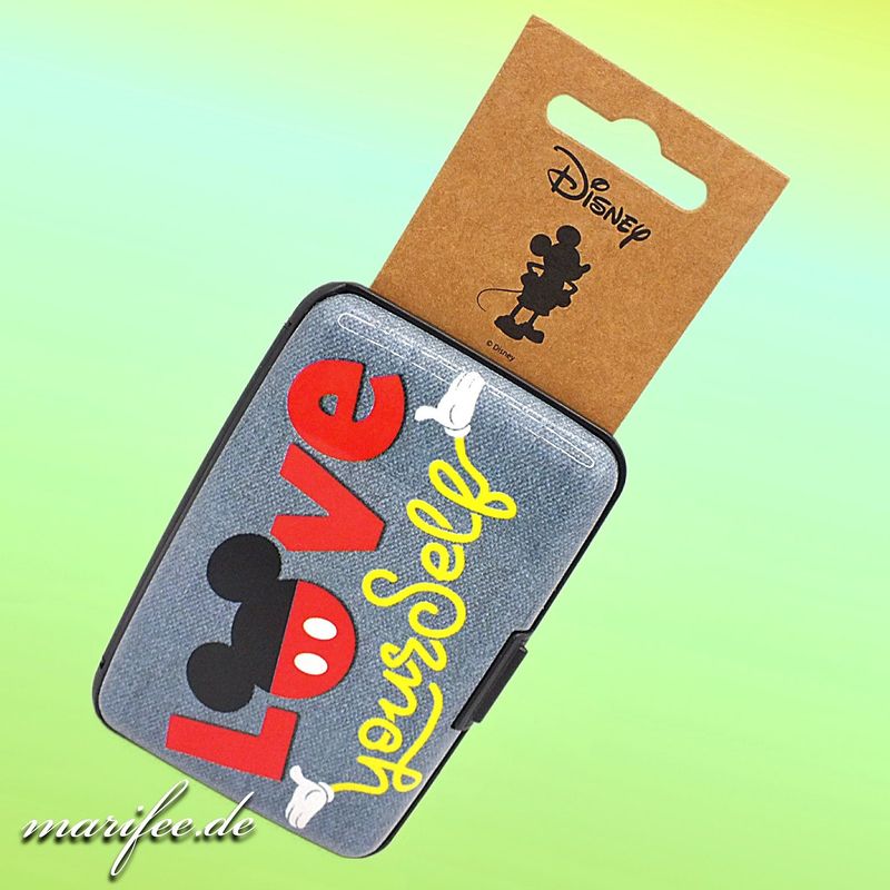 Geldbörse/ Kartenhalter Mickey, ©Disney, RFID-Blocker, Geldbörse/ Kartenhalter Mickey, ©Disney, RFID-Blocker,