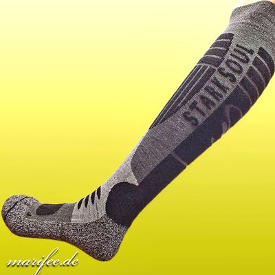 Ski & Snowboard Socken Grösse 43-46 mit weich gepolsterten Protektoren