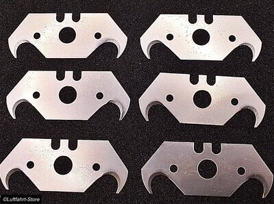 Hakenklingen für Teppichmesser 6 Stück Hakenklingen für Teppichmesser 6 Stück