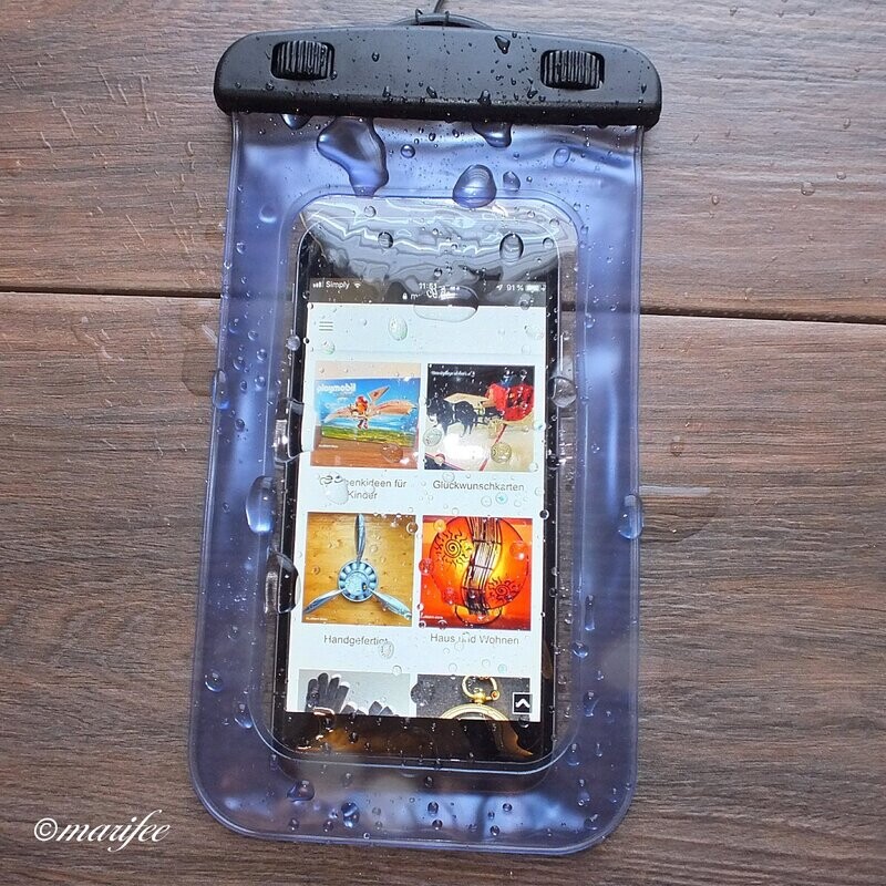 Wasserdichte-Smartphone-Tasche 105 x 175 mm Wasserdichte-Smartphone-Tasche 105 x 175 mm
