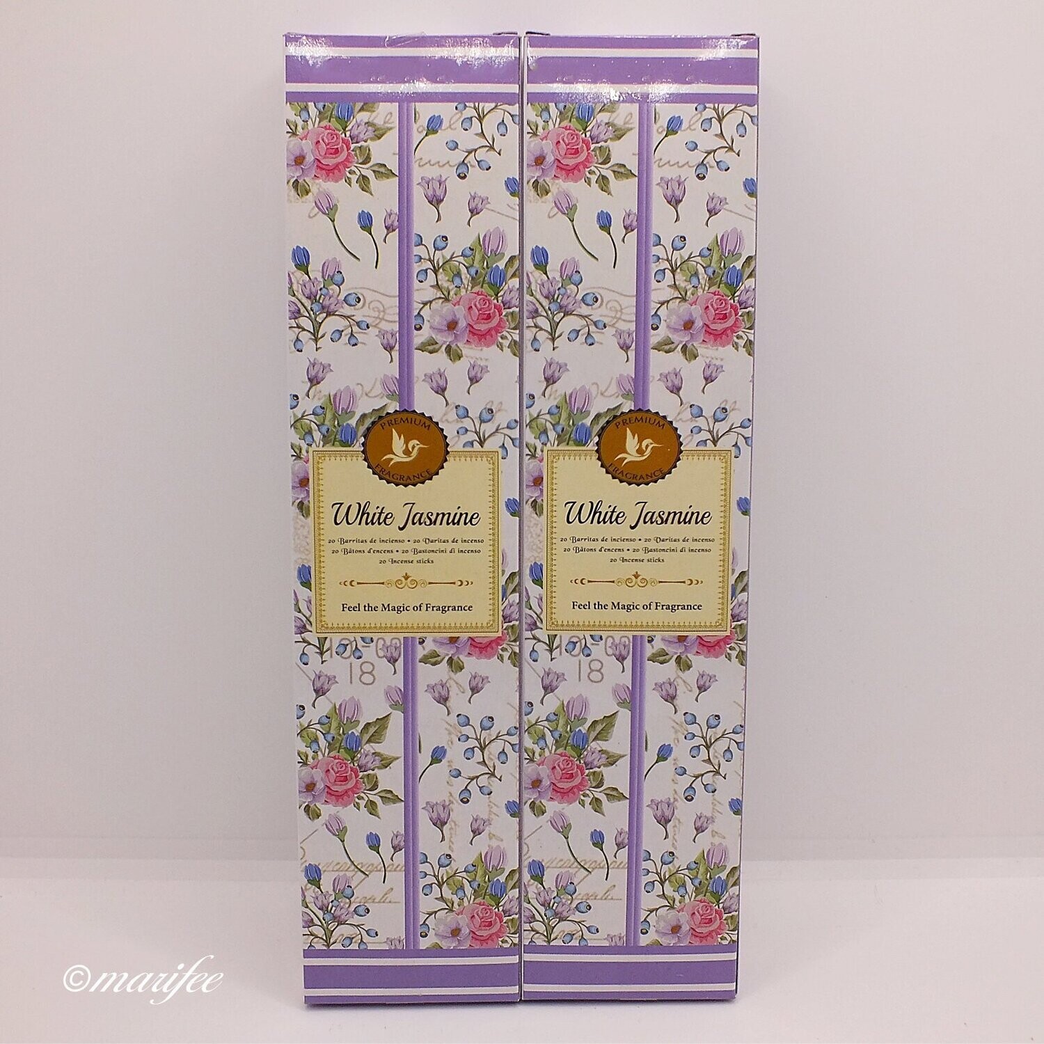 Räucherstäbchen Räucherstäbchen "Weisser Jasmin" 40 Stück