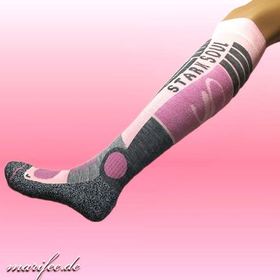 Ski & Snowboard Socken Grösse 35-38 mit weich gepolsterten Protektoren Ski & Snowboard Socken Grösse 35-38 mit weich gepolsterten Protektoren