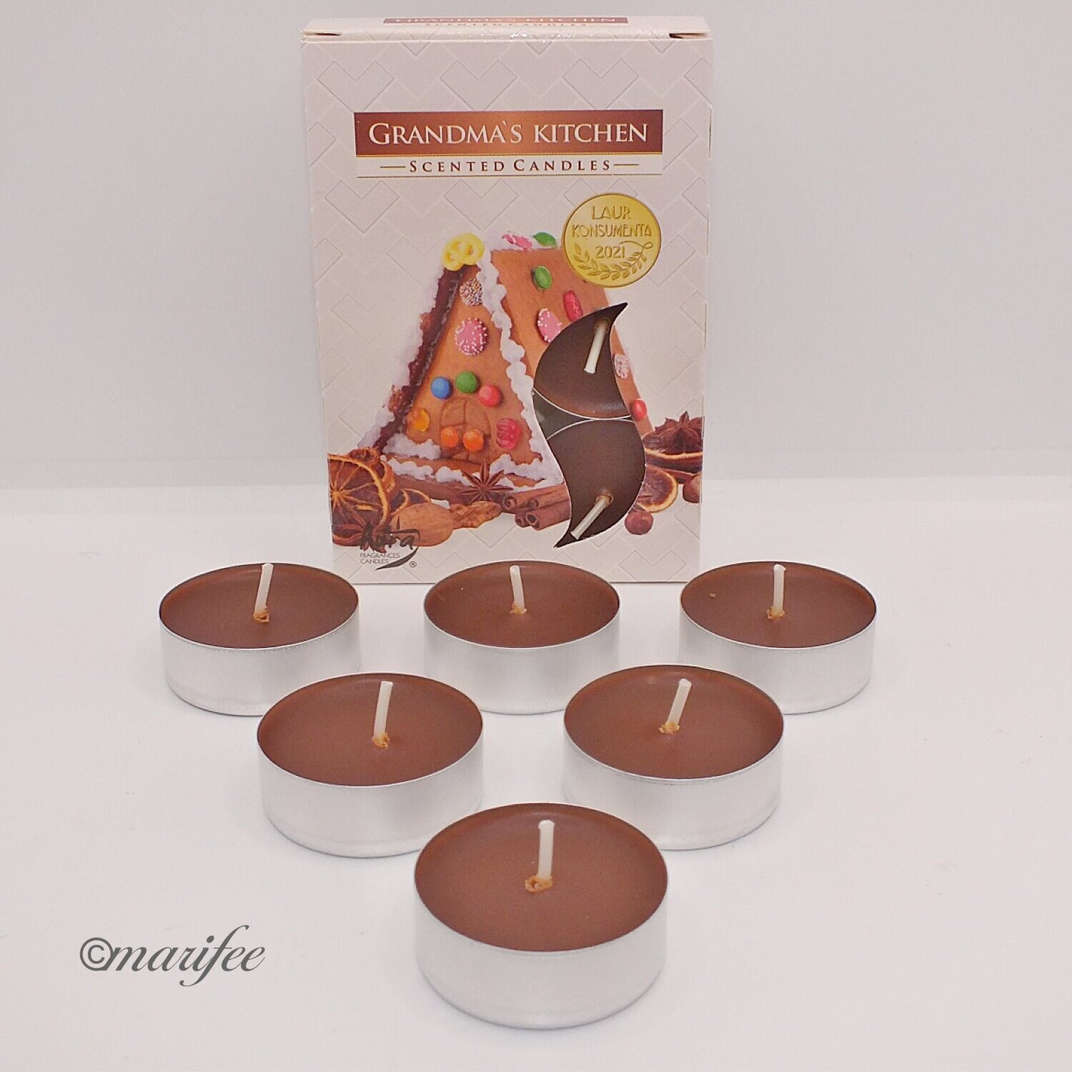 Duft-Teelichter, 6 Stück Grossmutters Küche, Sternanis, Zimt Duft-Teelichter, 6 Stück Grossmutters Küche, Sternanis, Zimt