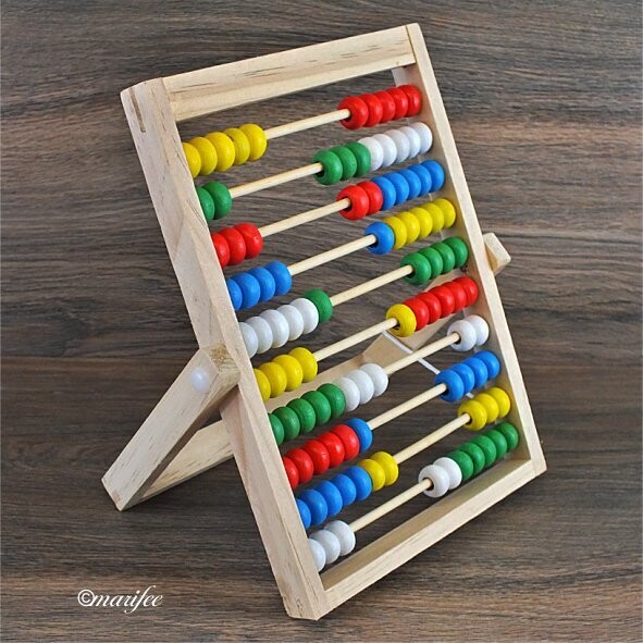 Rechenschieber/ Abakus, 100er Rechenhilfe Rechenschieber/ Abakus, 100er Rechenhilfe