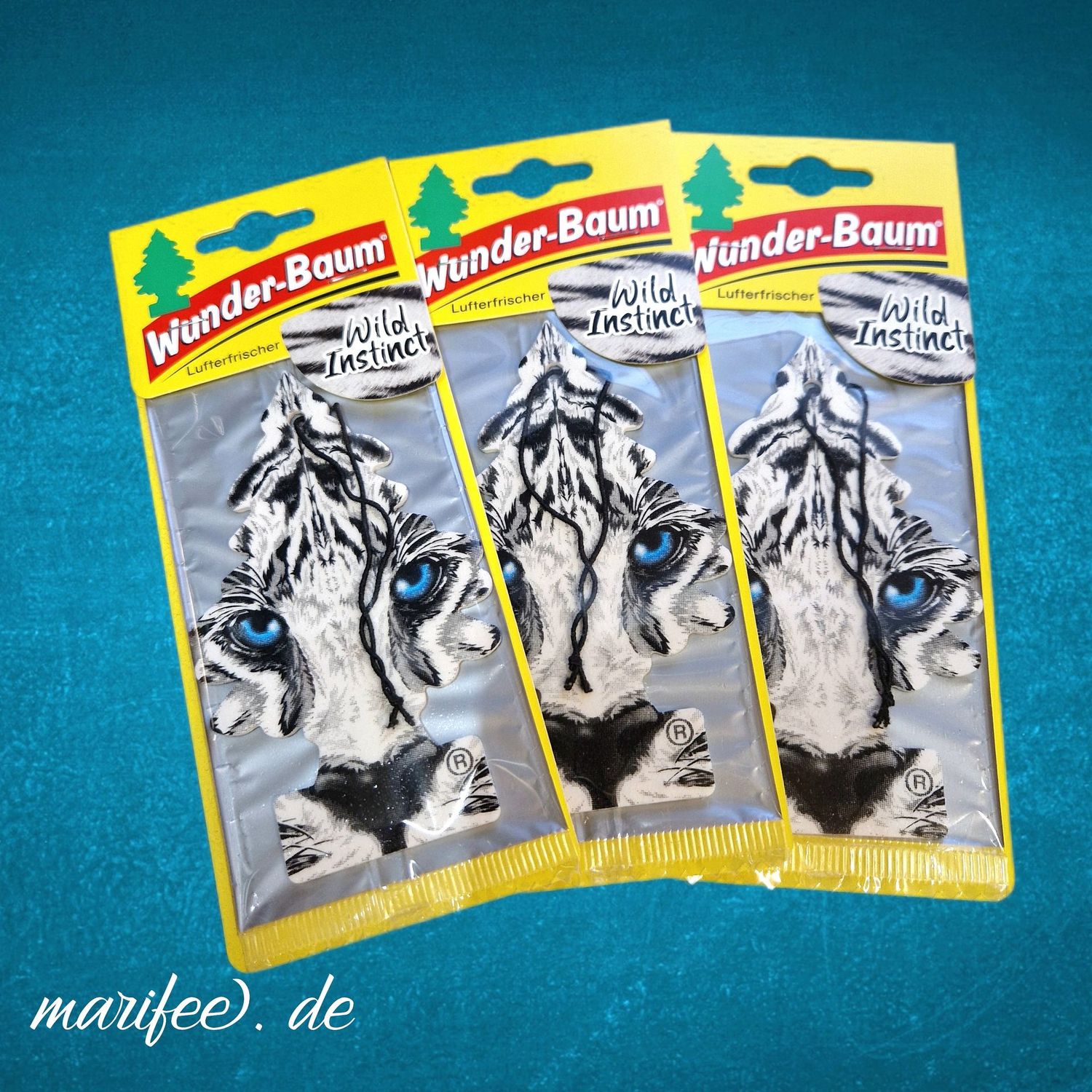 Wunderbaum, 3 Stück Wild Instinct Lufterfrischer Wunderbaum, 3 Stück Wild Instinct Lufterfrischer