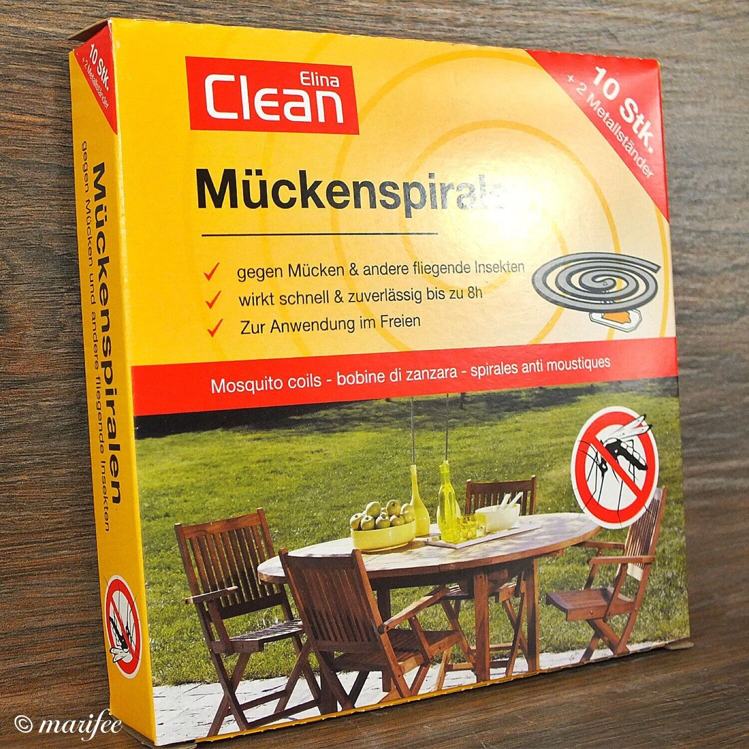 Mückenspirale Elina Clean 10 Stück gegen Mücken