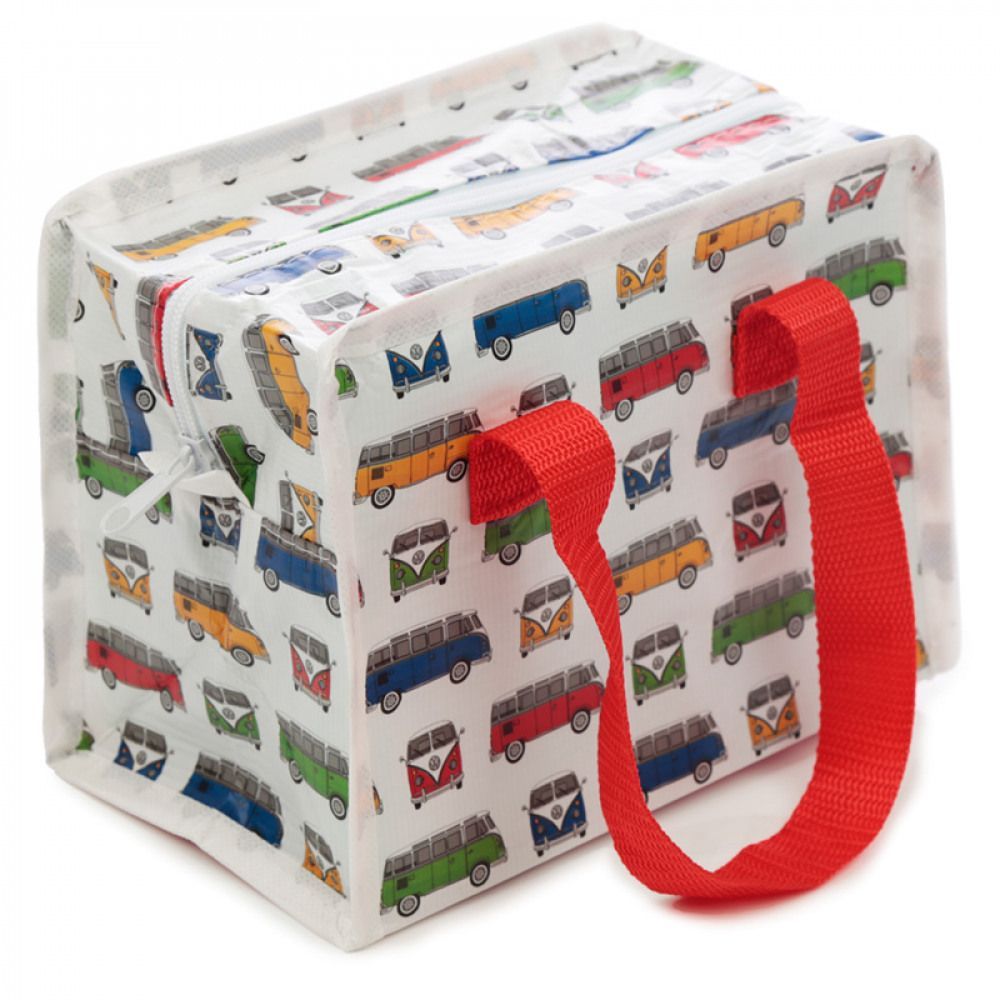 VW-Bully-Lunchbox aus recycelten Plastikflaschen VW-Bully-Lunchbox aus recycelten Plastikflaschen