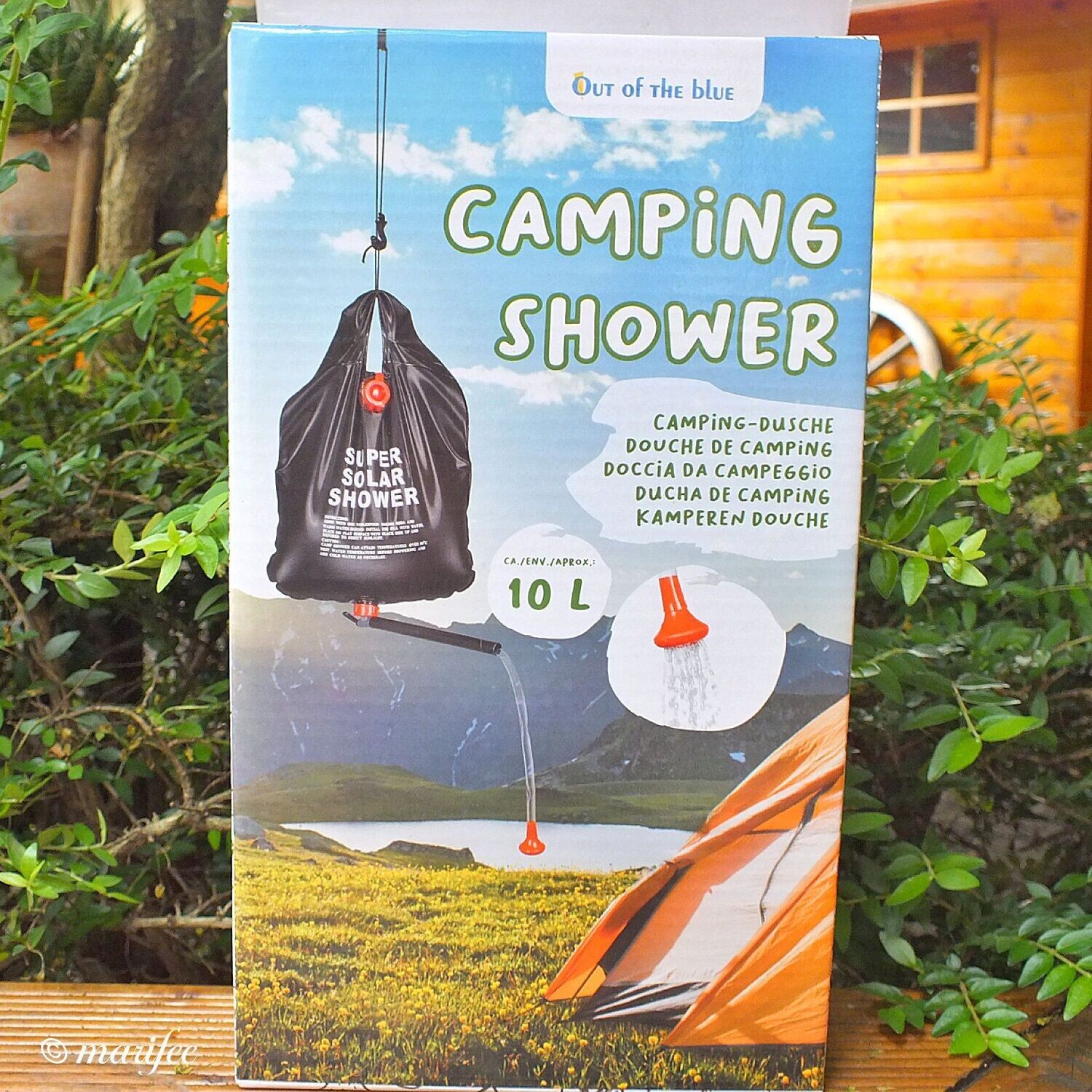 Campingdusche 10 Liter Solar-Dusche, Outdoor-Dusche