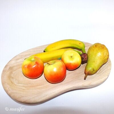 Holzschale Nierenform, Birke Naturholz, 375 × 225 × 36 mm Holzschale Nierenform, Birke Naturholz, 375 × 225 × 36 mm