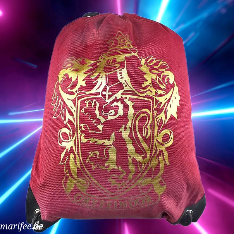 Turnbeutel Harry Potter, Gryffindor, Bordeaux 400 x 300 mm Turnbeutel Harry Potter, Gryffindor, Bordeaux 400 x 300 mm