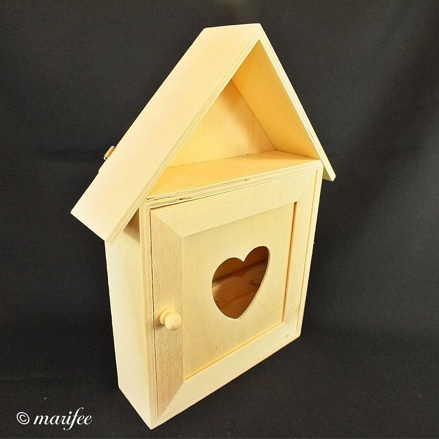 Schlüsselkasten Landhaus, Naturholz, 170 x 260 x 50 mm Schlüsselkasten Landhaus, Naturholz, 170 x 260 x 50 mm
