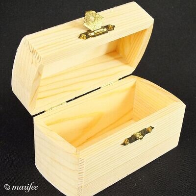 Holz-Truhe, Schatzkiste, Geschenkbox, 100 x 52x 60 mm Holz-Truhe, Schatzkiste, Geschenkbox, 100 x 52x 60 mm