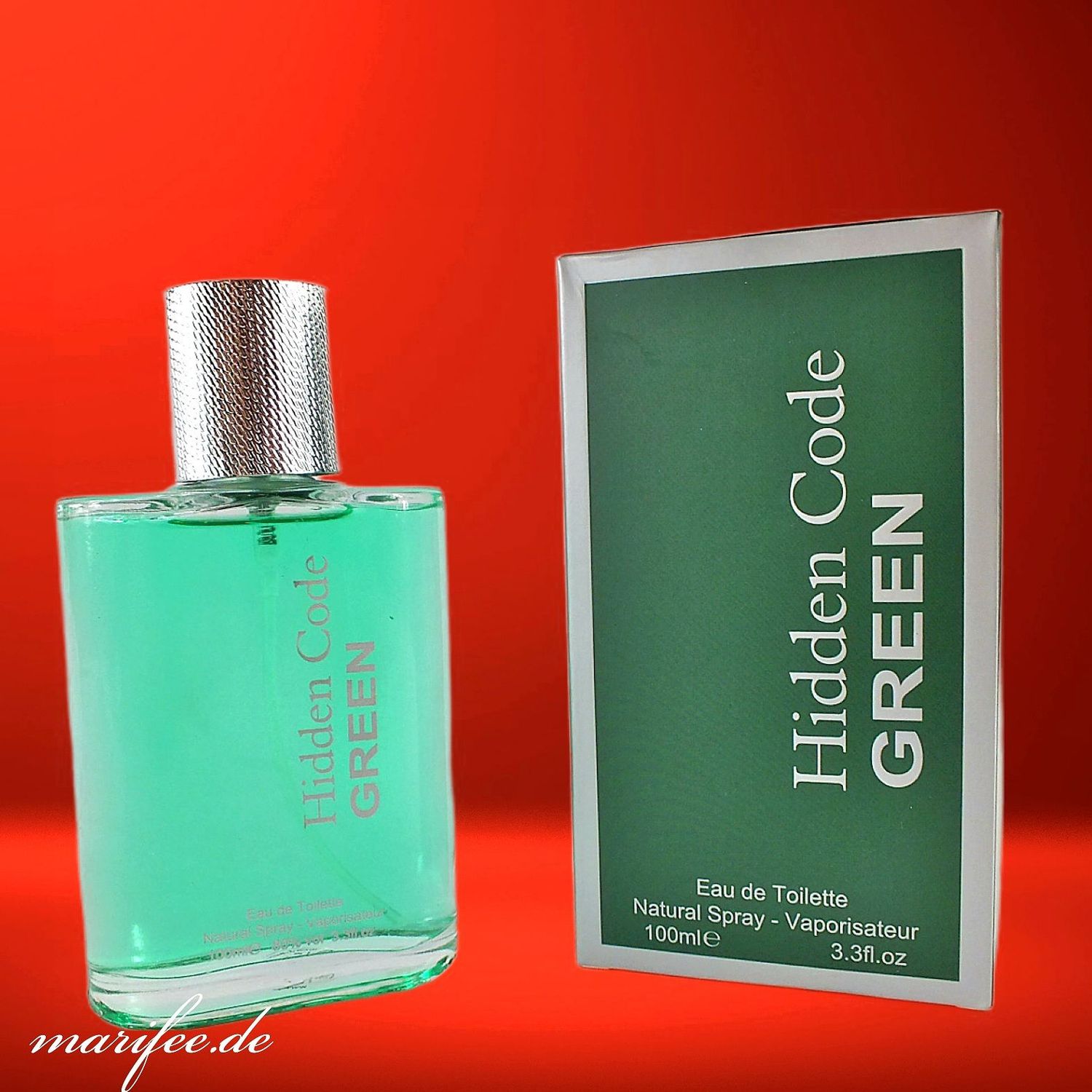 Eau de Toilette, Hidden Code Green, 100 ml Vaporisateur Eau de Toilette, Hidden Code Green, 100 ml Vaporisateur