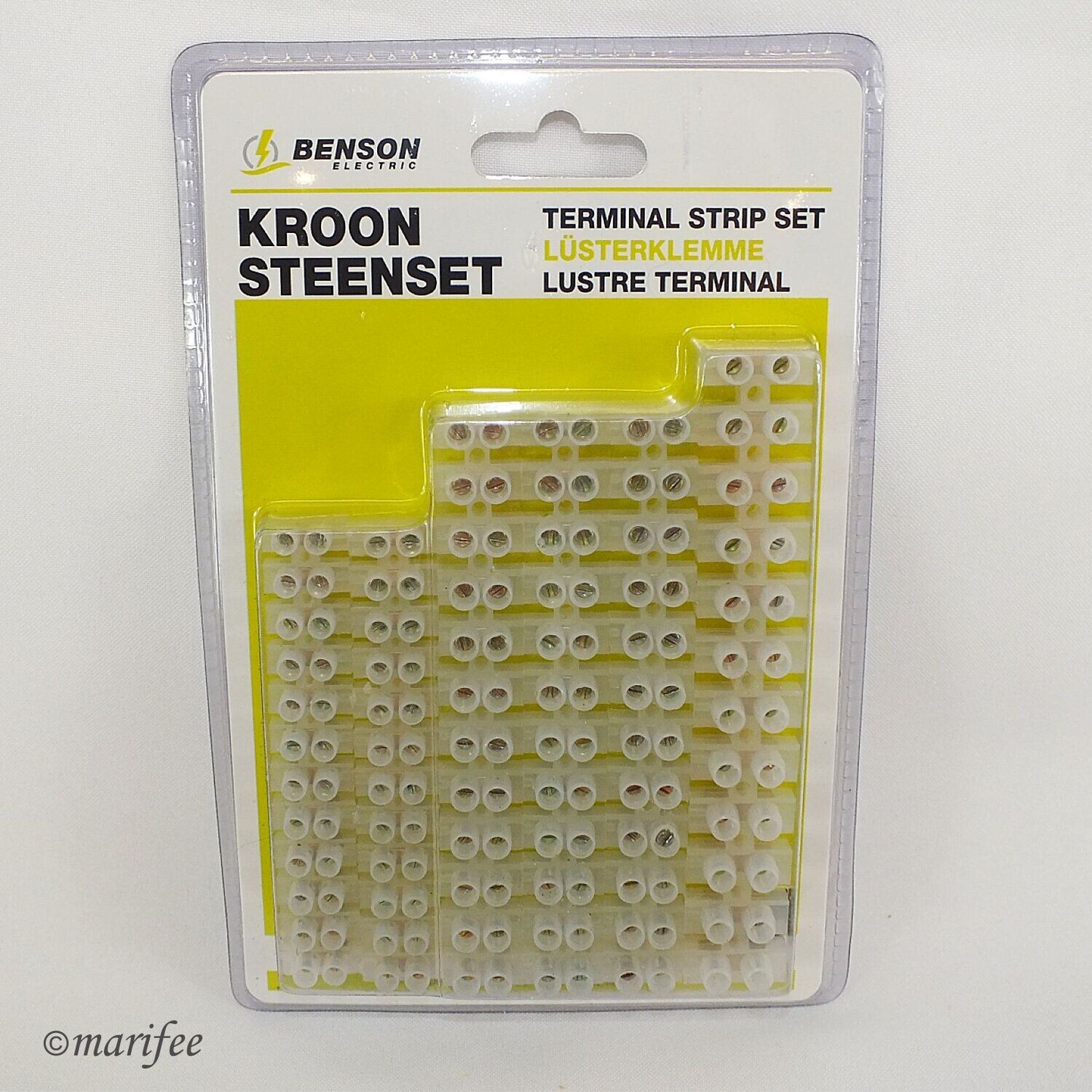 Lüsterklemmen-Set, 6 Streifen a´12 Stück 2,5-6,0 mm² Lüsterklemmen-Set, 6 Streifen a´12 Stück 2,5-6,0 mm²