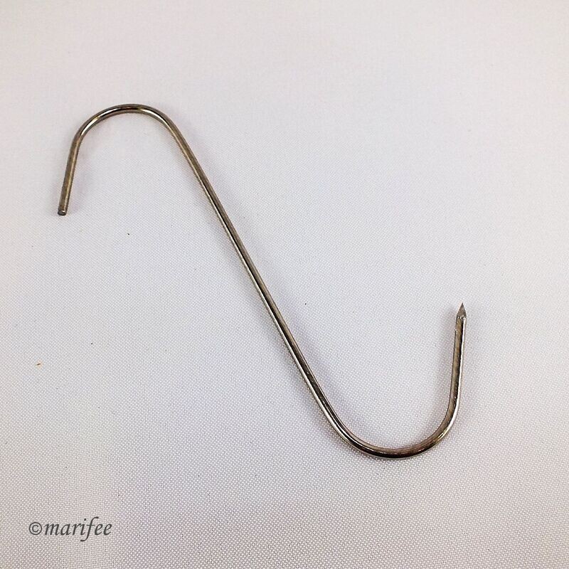S-Haken/ Räucherhaken, 1 Stück 140 x 90 x 2,8 mm S-Haken/ Räucherhaken, 1 Stück 140 x 90 x 2,8 mm