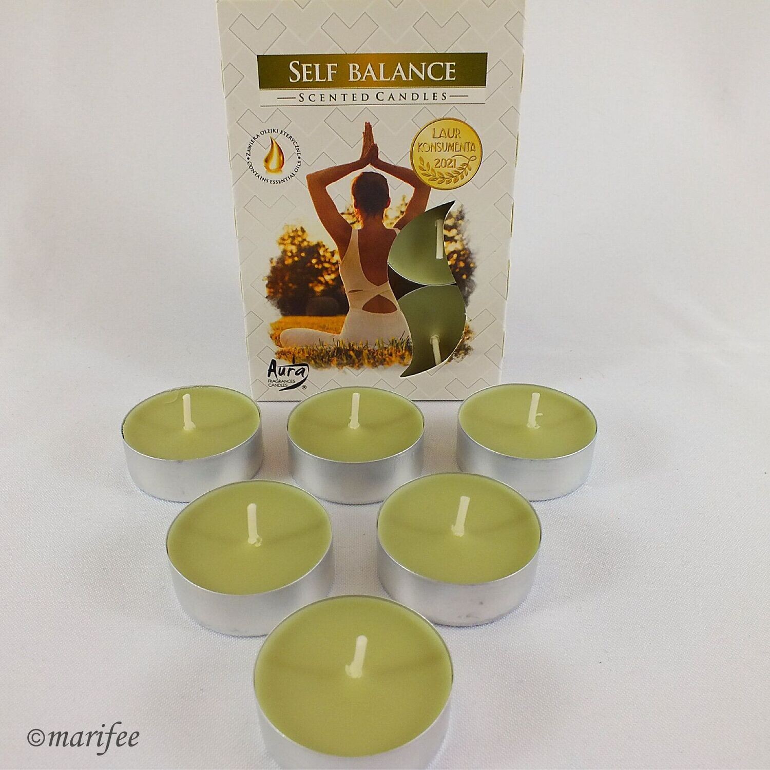 Duft-Teelichter Self Balance, 6 Stück Duft-Teelichter Self Balance, 6 Stück