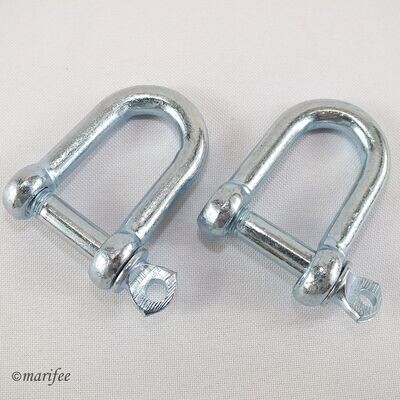 Schäkel gerade, M8, 48 × 32 mm, Edelstahl Schäkel gerade, M8, 48 × 32 mm, Edelstahl