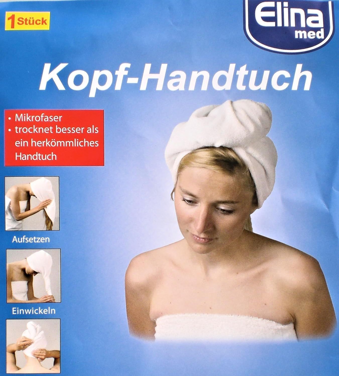 Kopf-Handtuch/ Haar-Turban, Mikrofaser, schnell trocknend Kopf-Handtuch/ Haar-Turban, Mikrofaser, schnell trocknend